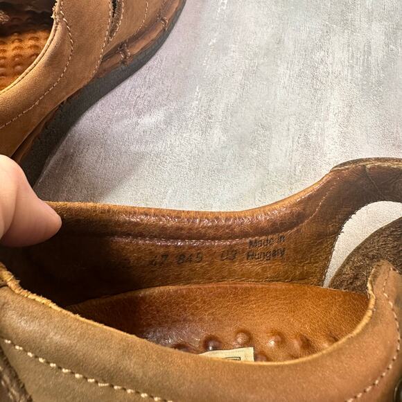 Josef Seibel European Premium Oxford Huarache Buckle Leather Sandal Size EU 47 main image 7